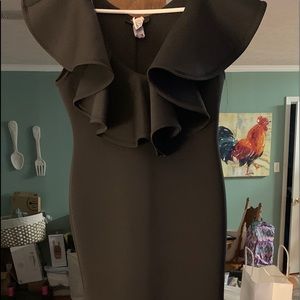 Black evening gown